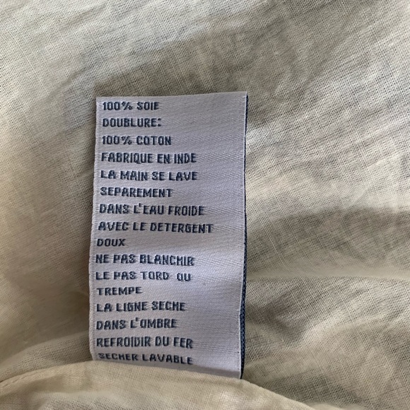 Lil 100% Silk Black And White Lined Striped Zebra Print Midi Skirt - Picture 9 of 11